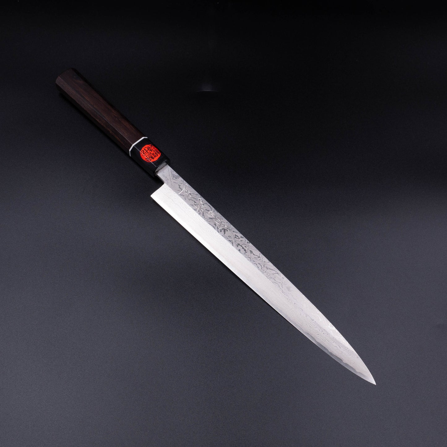 Tanaka Shigeki VG10 Multilayer Yanagiba Ebony Octagonal Handle