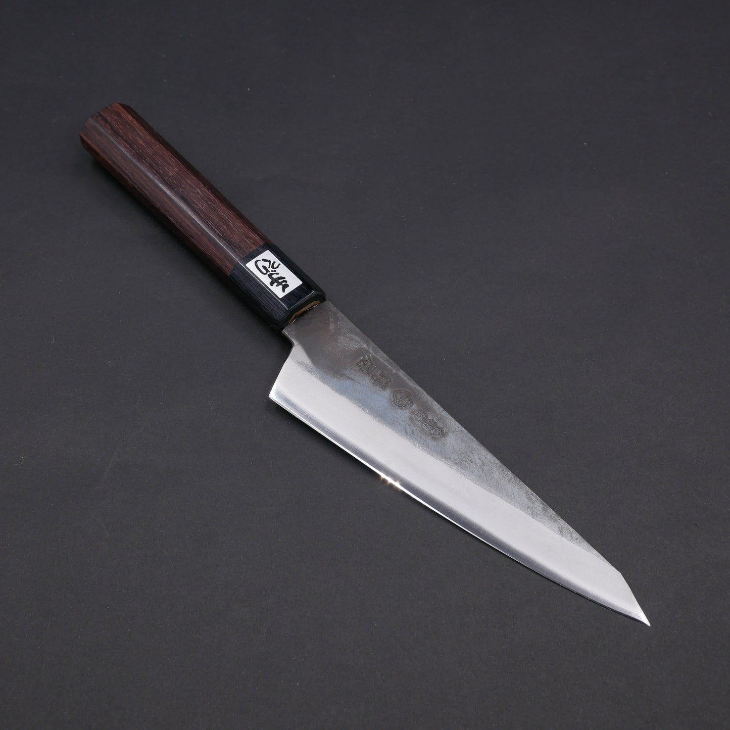 吉田刃物 ZDP-189 黒打 骨スキ 紫檀八角柄 片刃