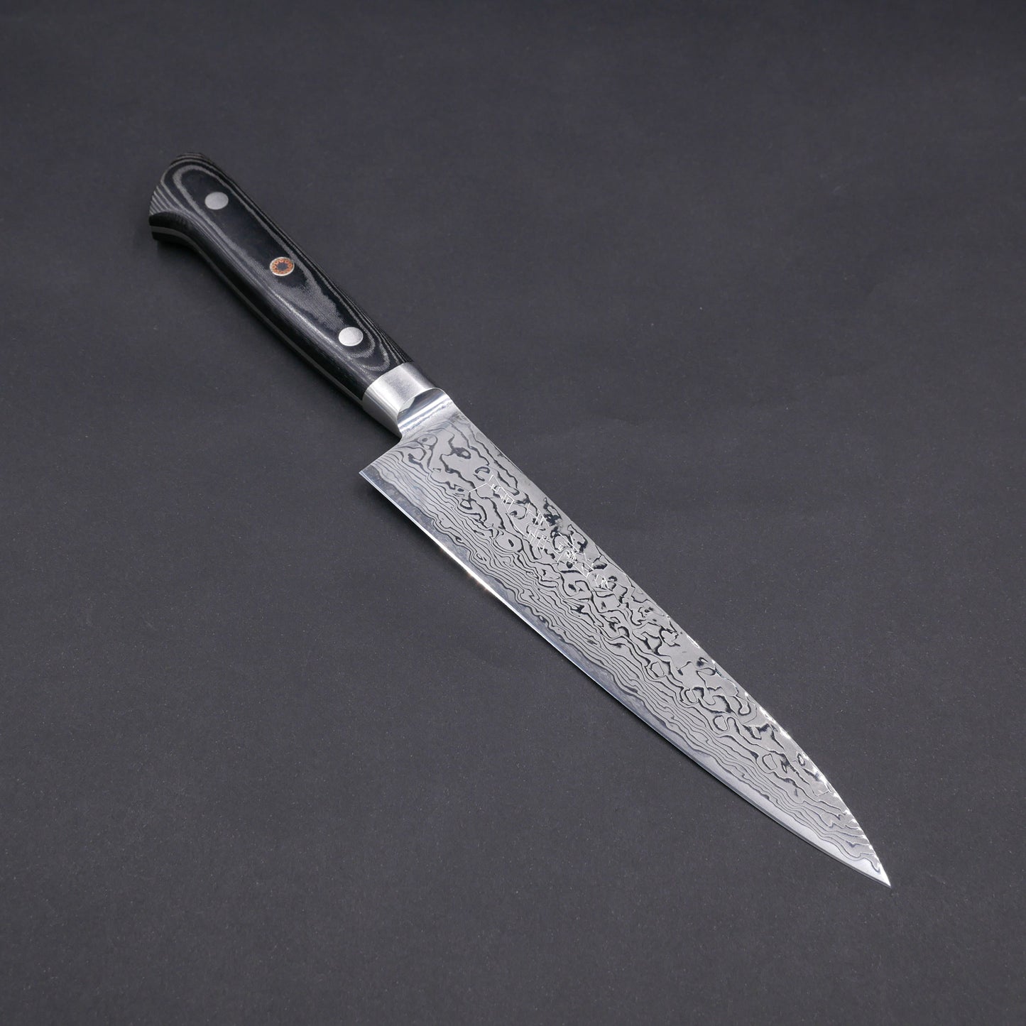 HSS 73 Layers Damascus Petty Micarta Handle