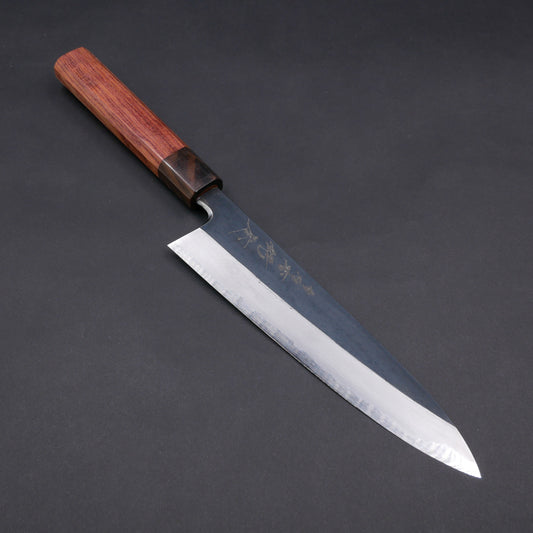 Blue#1 Carbon Steel Kurouchi Gyuto Bubinga Octagonal Handle