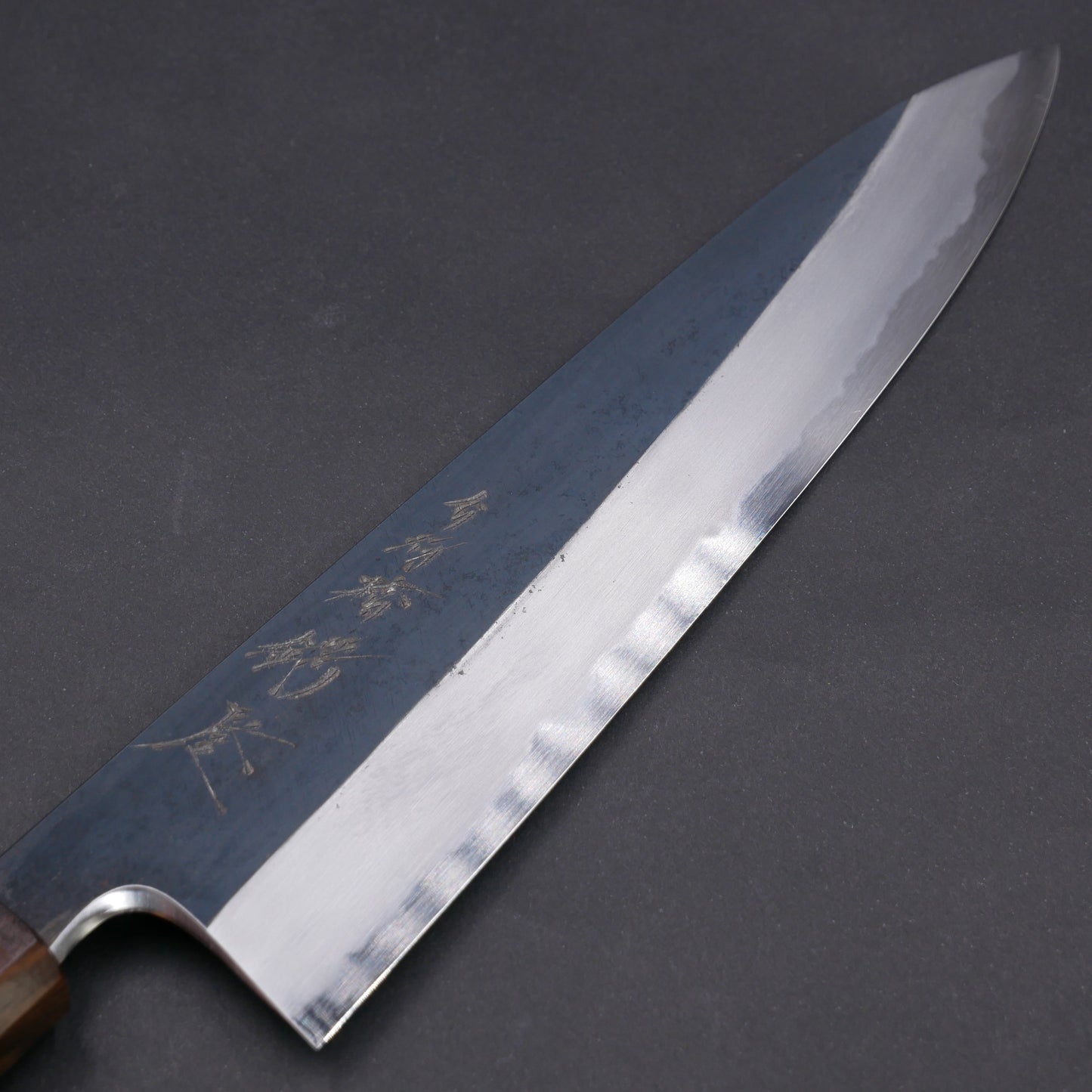 Blue#1 Carbon Steel Kurouchi Gyuto Bubinga Octagonal Handle