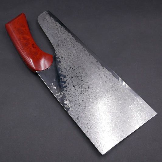 HSS Damascus Noodle Knife Maple Urushi Handle