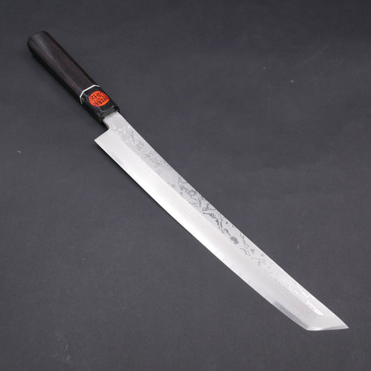 Tanaka Shigeki VG10 Multilayer Sakimaru Takohiki Ebony Octagonal Handle