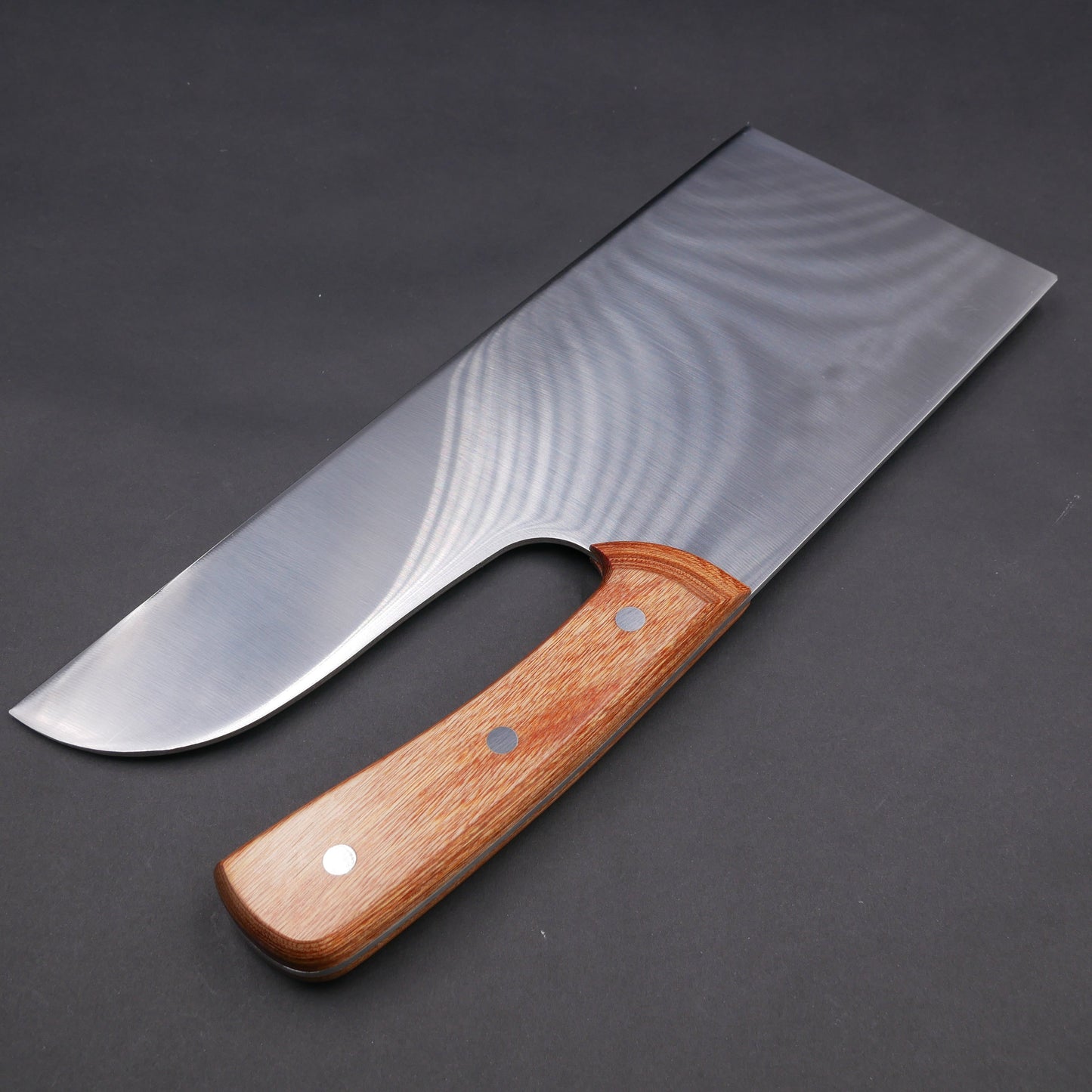 Molybdenum Stainless Steel Noodle Knife Curved Handle