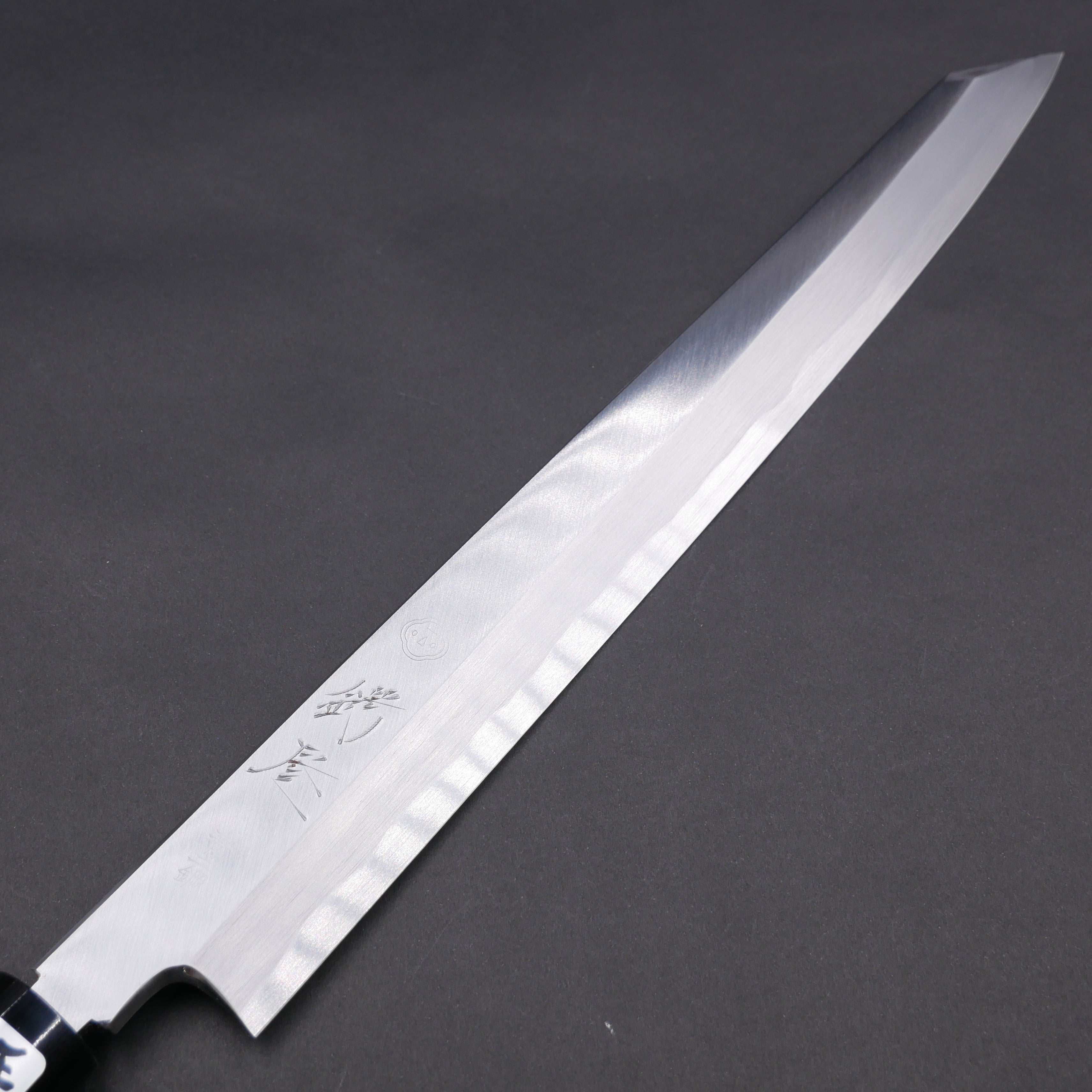 青二鋼 上仕上 切付柳刃 朴柄 – つば屋庖丁店