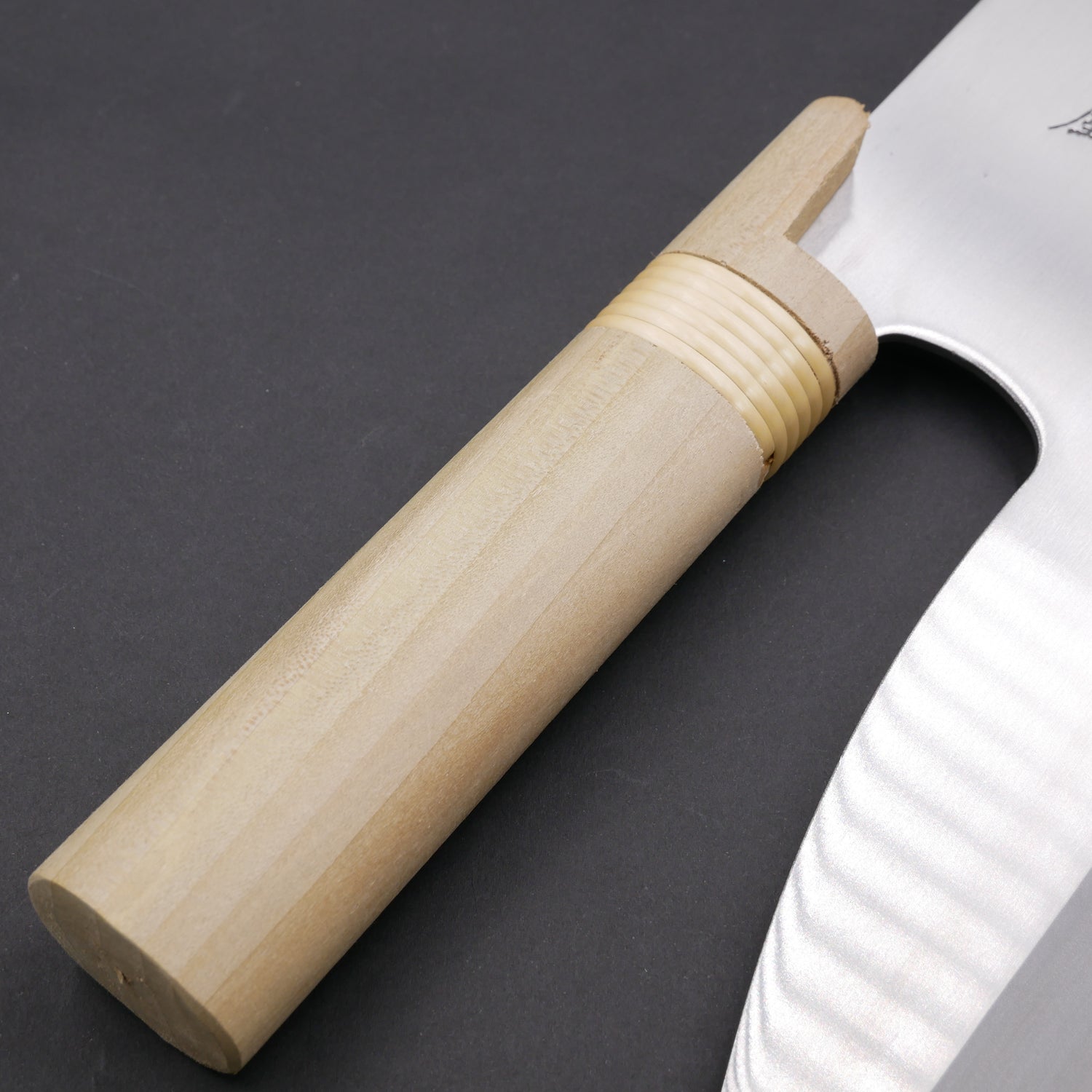 Menkiri (Noodle Knife) Molybdenum Polished Magnolia Handle 300mm